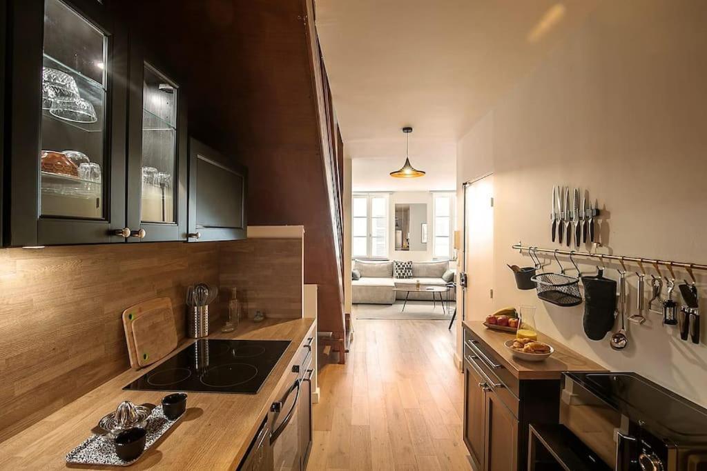 Rare Appart 2 Chambres En Duplex Design Au Panier Marseille Exterior photo