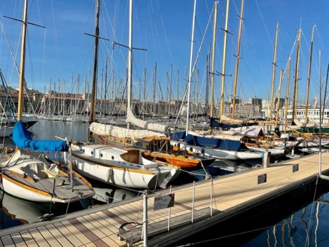 Rare Appart 2 Chambres En Duplex Design Au Panier Marseille Exterior photo